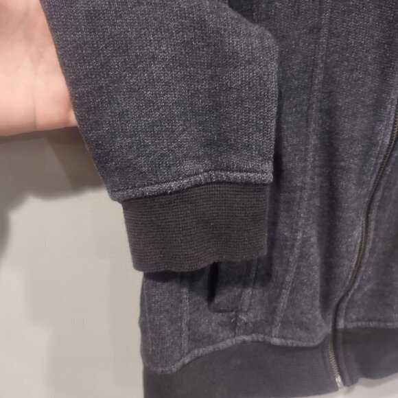 Marc Anthony Gray Bomber Style Zip Up Jacket Size Medium - Picture 6 of 11